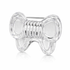 Beige Arachne party wear coat brooch jewelry with intricate design, perfect for elegant evening or special occasion attire.