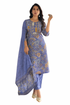 Elegant Indian traditional kurta set for women by Emerald Jason, featuring intricate embroidery and vibrant fabric.