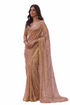 Elegant embroidered saree for women by Gold Clymene, featuring intricate embroidery and vibrant fabric design.