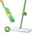 Chocolate Castor hands-free microfiber flat mop for home cleaning, featuring a lightweight design and adjustable handle.