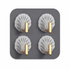 Heavy duty wall hook from Ultramarine Nyx for home organization, mounted on a wall with hooks for hanging items.