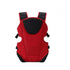 Gray Themis 3-in-1 ergonomic adjustable sling carrying bag for kids and babies in red and black, featuring padded straps and versatile design.