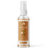 Coral Amphitryon 100% pure cold-pressed sweet almond oil for massage, skin, and under-eye care, displayed in a glass bottle.
