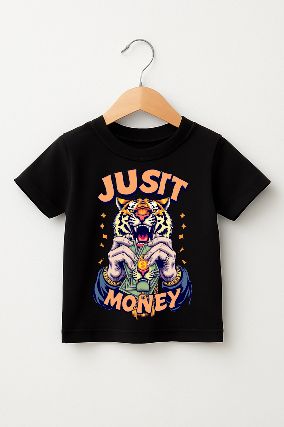 Boys motivational print T-shirt by Carmine Ourea featuring colorful design, casual kids&