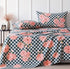 Black and pink XXL king bedsheet set by Lilac Hercules with 300 TC cotton, featuring a stylish home and garden bedding design.