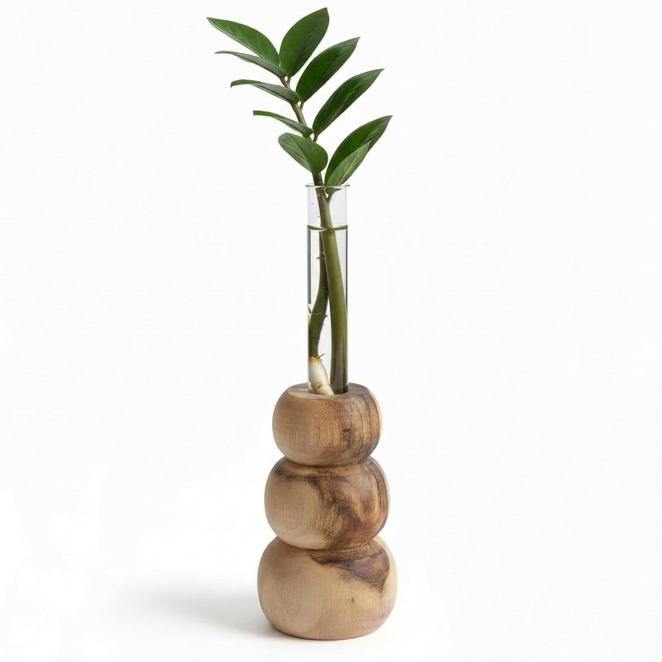 Periwinkle Azolla classic ceramic vase with a smooth, rounded design, ideal for home interior decor and stylish display.