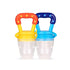 Coffee Eos Baby Fruit Nibbler and Teether Combo for Bath & Beauty, soft silicone teether with fruit nibble attachment