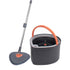 Grey and orange spin mop bucket set from Chocolate Castor, designed for efficient cleaning in home and garden use.