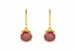 Amber Aether ethnic earrings, traditional party wear jewelry with intricate designs and vibrant colors, ideal for festive occasions.