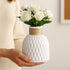 Decorative Periwinkle Azolla vase for flowers and plants, featuring a sleek ceramic design perfect for home and garden decor.