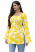 Women’s printed trendy kurti by Apricot Sand Brier, showcasing colorful fabric and stylish design perfect for casual wear.