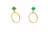 Lightweight designer jewelry earrings by Amber Aether, featuring elegant fashion earrings with intricate metalwork and stylish design.