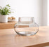 Periwinkle Azolla stylish glass vase for home and office decor, featuring a sleek, modern design suitable for interior decoration.