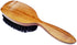 Wooden coat brush for clothes cleaning by Pear Eucalyptus, showing natural wooden handle and bristles for removing lint and fuzz.