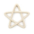 Burgundy Nyx star-shaped silicone baby teether for infants and kids, soft and textured for soothing gums.