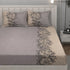 Cotton Feel King Bedsheet Coffee Set by Violet Achilles, soft and comfortable for a cozy bedroom decor.