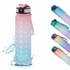 Violet Cassandra gradient leakproof sports water bottle with a sleek design, suitable for home and outdoor use.