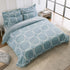 Gray 400TC cotton fitted king bedsheet from Violet Achilles, showcasing soft, smooth fabric and elastic edges for a snug fit.
