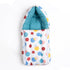 Soft cotton 3-in-1 baby sleeping bag and carry nest by Amaranth Smokey, designed for infants&