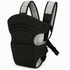 Gray Themis 3-in-1 ergonomic adjustable sling carrying bag for kids and babies in black and white, shown in a versatile carrying position.