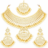 Bronze Perseus daily wear jewelry set featuring simple, elegant necklace and earrings in a stylish design.