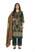 Elegant green printed salwar suit set for women by Jade Iphigenia, featuring intricate patterns and traditional design.