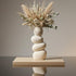Modern Periwinkle Azolla vase for living room decoration, featuring a sleek design and vibrant blue color.