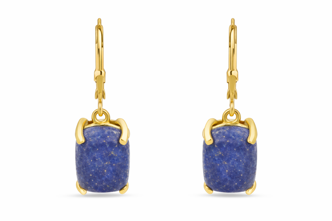 Elegant Amber Aether earrings with intricate design, suitable for daily wear and parties, showcased on a jewelry display.