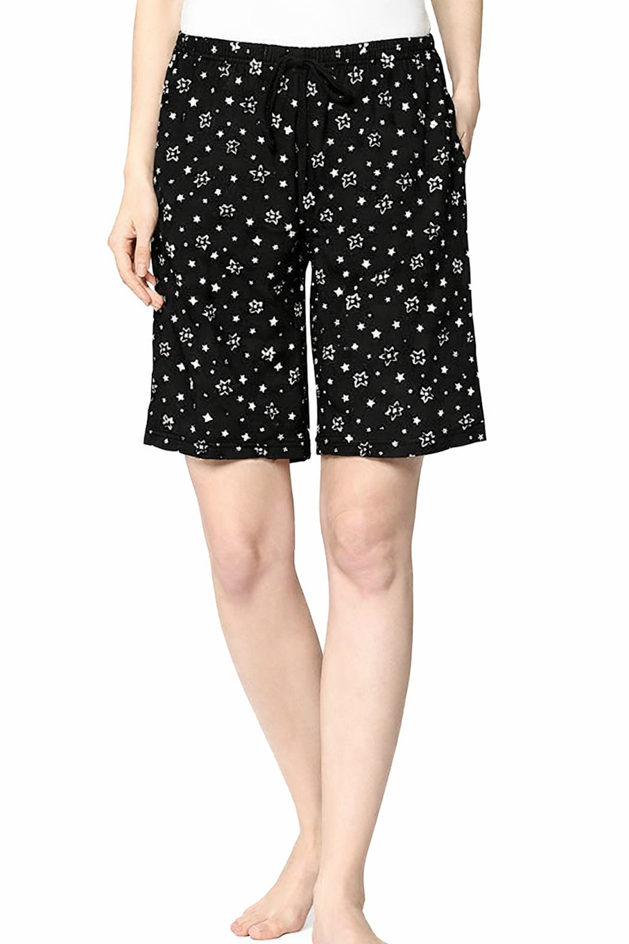 Women’s plain shorts by Bronze Charlie featuring a minimal style, made from lightweight fabric, shown on a white background.