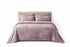 Soft floral mauve bedding set by Violet Achilles with delicate flower patterns on plush fabric for cozy bedroom decor.