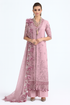 Pink women’s traditional embroidery kurta set with jewelry and watches, size 3XL, by Taupe Rhea, featuring intricate embroidery details.