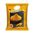 Ivory Chestnut turmeric powder haldi in a 200g package, used for cooking and herbal remedies, with vibrant yellow-orange spice visible.