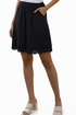 Black lace-trim skirt in size 3XL from Coral Jasper, styled with a flowy design for women&