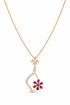 Long chain necklace for women by Mauve Iphigenia, showcasing a delicate jewelry piece with intricate design details.
