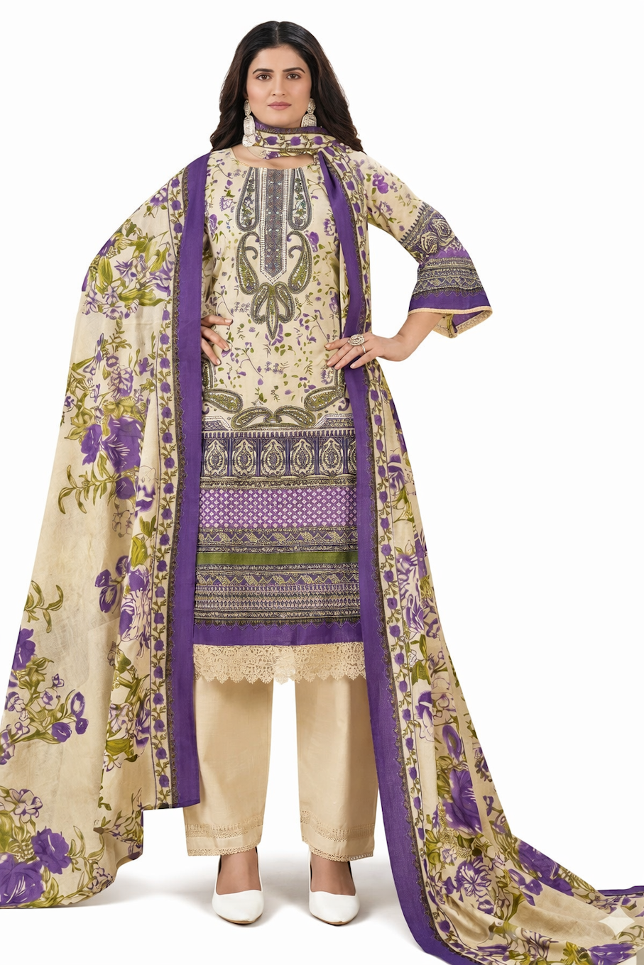 Floral printed Jade Iphigenia women&