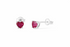 Amber Aether fancy earrings for girls, stylish jewelry accessories with delicate design featuring sparkling stones.