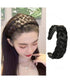 Braided hair band for women and girls, Taupe Ajax 4-plaited headband accessory with stylish braided design.
