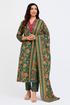 Elegant green floral women&