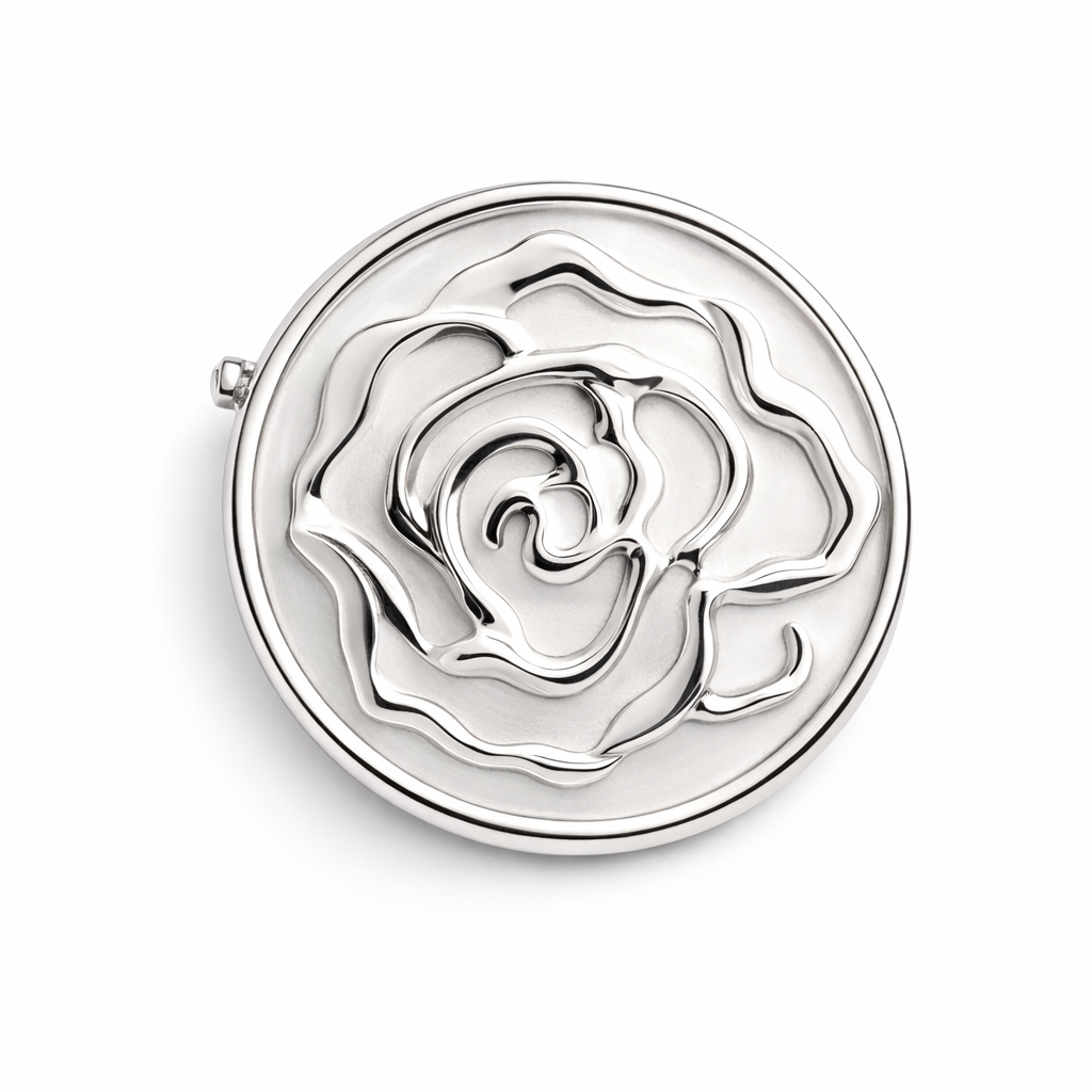 Elegant women’s party wear brooch by Beige Arachne featuring intricate jewelry design and sparkling embellishments.
