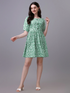 Women’s light green A-line dress by Gray Iolaus, size M, featuring a flowy silhouette and sleeveless design.
