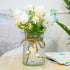 Periwinkle Azolla flower vase for home decor, featuring a unique design with colorful floral patterns and elegant shape.