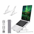 Adjustable foldable aluminum laptop stand by Amethyst Ophion, designed for home and garden use, featuring a sleek, portable design.