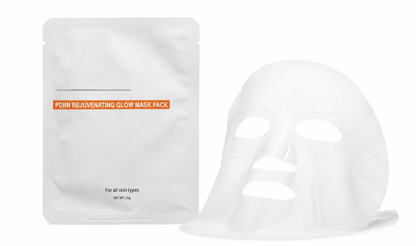 Coral Alder Rejuvenating Glow Sheet Mask for Bath &amp; Beauty, featuring a soothing sheet mask with hydrating and brightening properties.