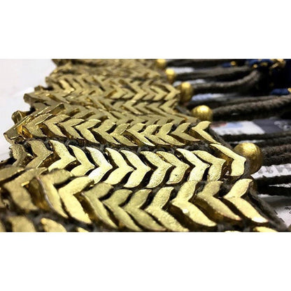Gold Rina Temple bracelet by Ariel featuring delicate chain design, stylish jewelry accessory for elegant wrist styling.