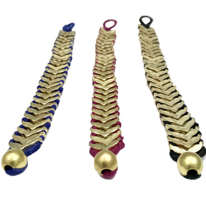 Gold fair trade bracelet from Ariel&