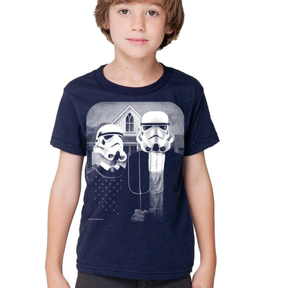 Navy blue kid&