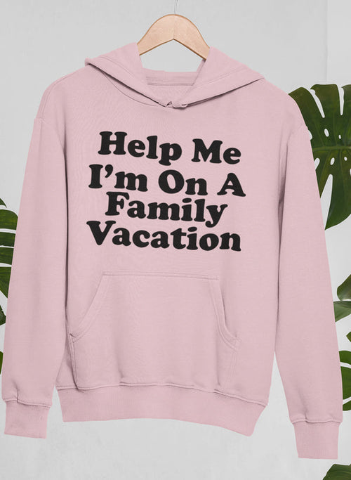 Pink hoodie from Jade Thalassa with "Help Me I&
