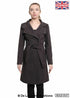 Grey Rose Eleusis Keep It Simple coat, hip-length jacket with a classic design, shown on a neutral background.