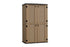 Emerald Thanatos Horti Cubic 66 cu ft outdoor vertical storage shed for garden organization and outdoor storage solutions
