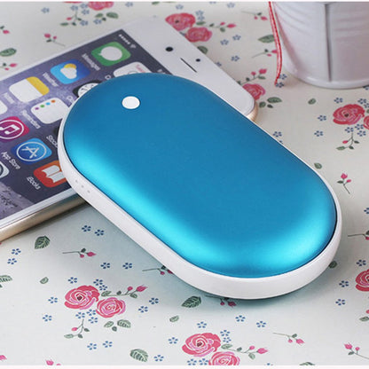 Salmon Lucky portable hand warmer and power bank tech accessory with a sleek design, ideal for staying warm and charging devices on the go.